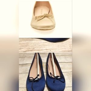 Bloomingdale Women's Kacey Satin Ballet Flats $99 NIB/ NWOB